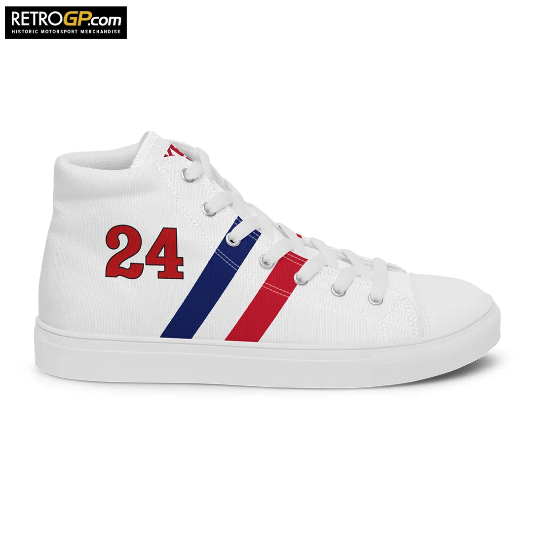 Official Hesketh Racing High Top Canvas Shoes Mens