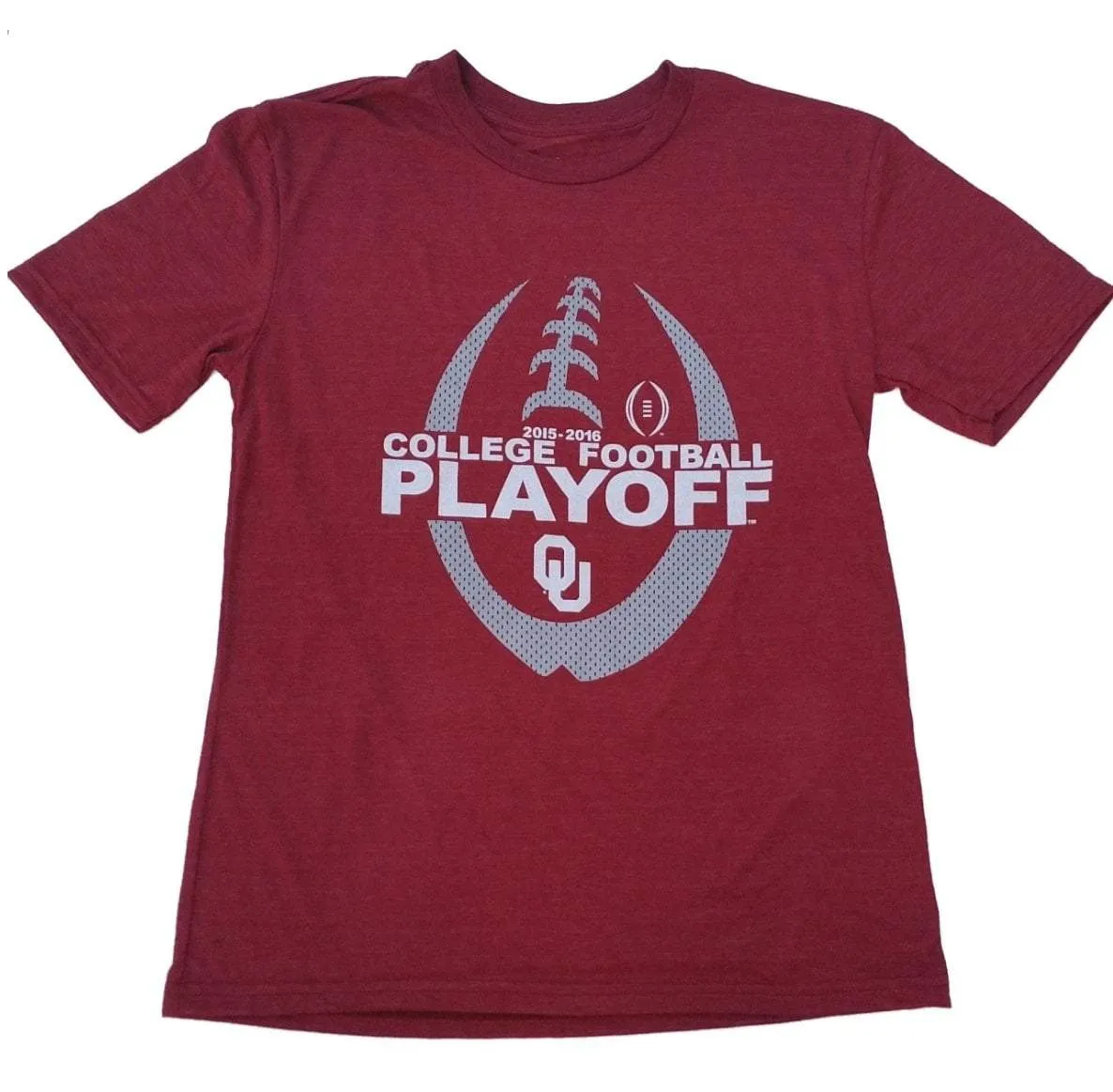 Oklahoma Sooners Blue 84 2016 College Football Playoff Red T-Shirt