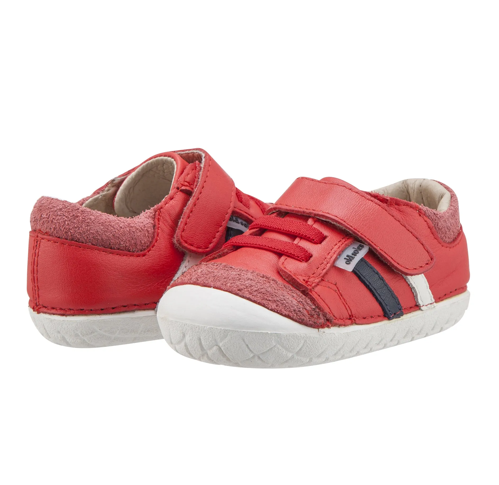 Old Soles Baby Pave Denzle Sneakers Shoes in Bright Red