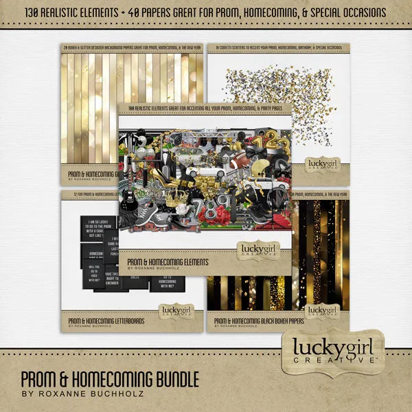 Prom & Homecoming Elements Digital Scrapbook Kit