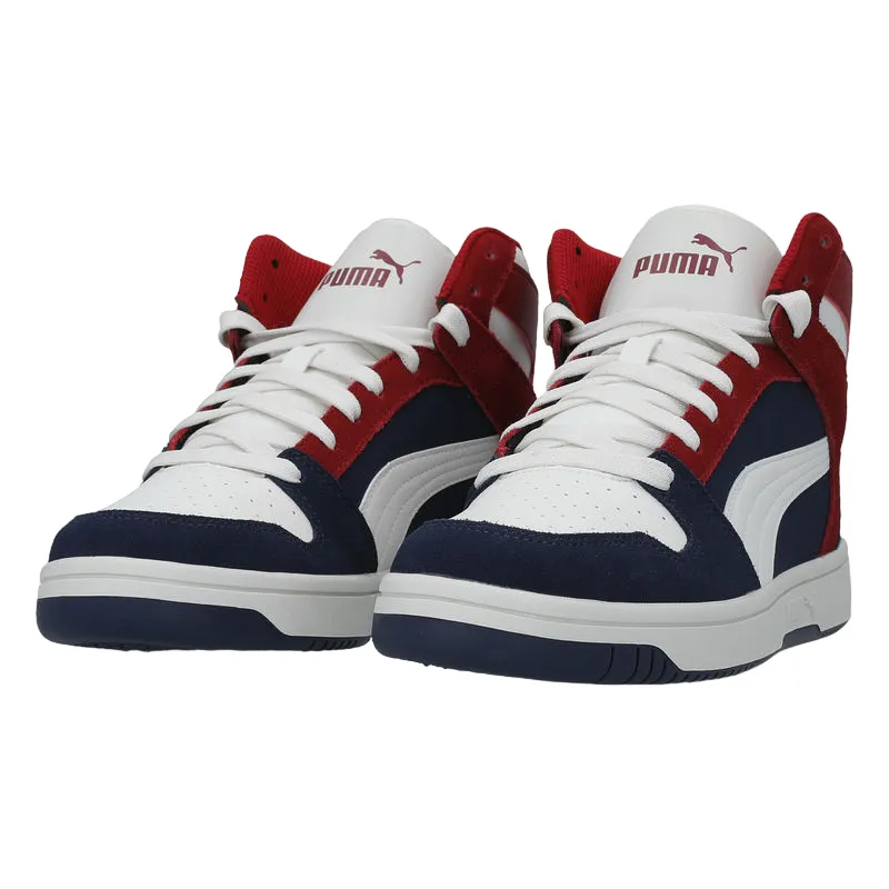 Puma scarpa sneakers da uomo Rebound Layup SD 370219 04 blu gesso rosso scuro