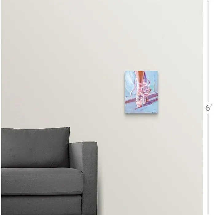 "Ballet Shoes" Canvas Wall Art