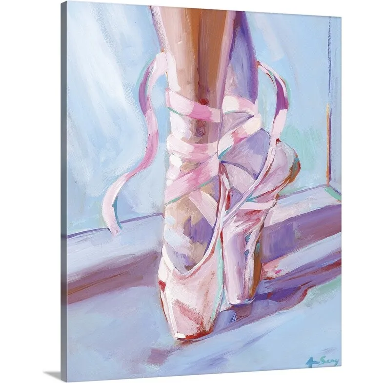 "Ballet Shoes" Canvas Wall Art