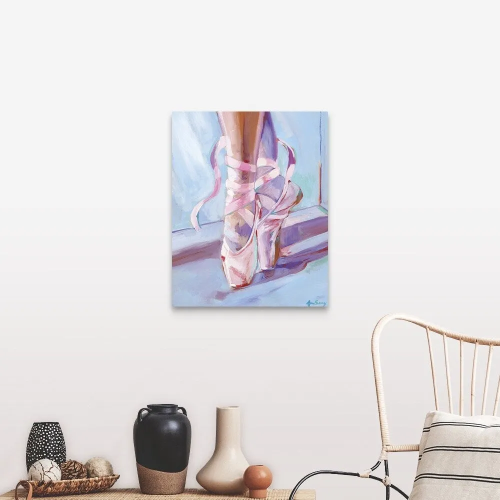 "Ballet Shoes" Canvas Wall Art