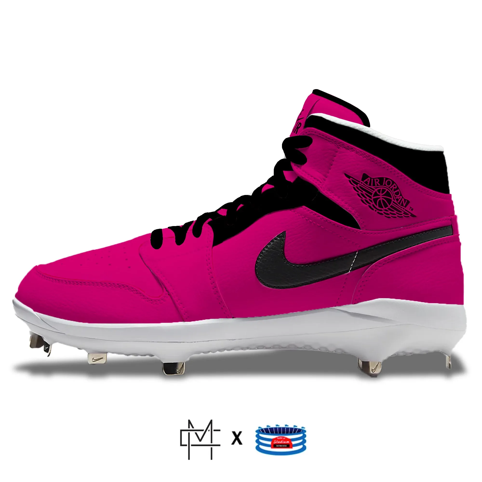 "Pink Out" Jordan 1 Retro Cleats