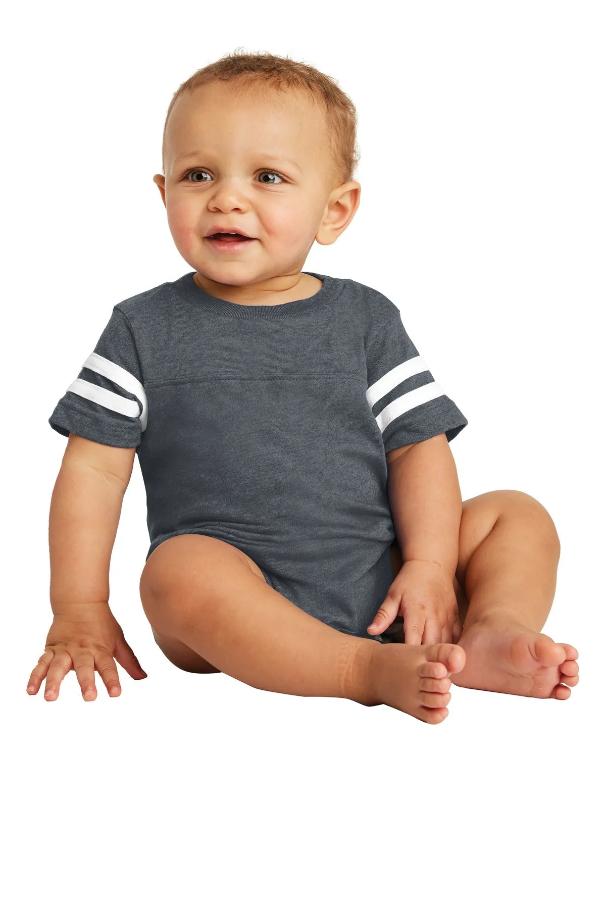 Rabbit Skins™ Infant Football Fine Jersey Bodysuit. RS4437