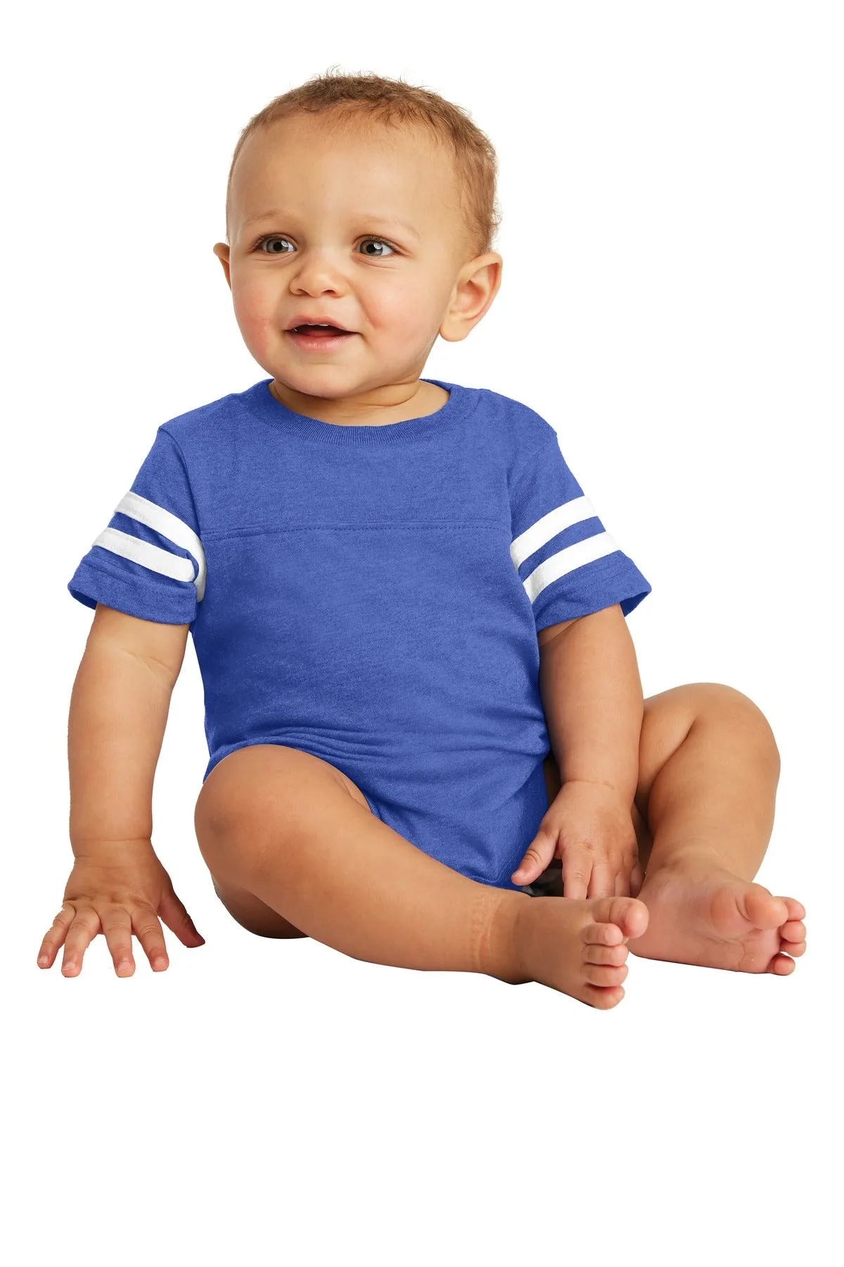 Rabbit Skins™ Infant Football Fine Jersey Bodysuit. RS4437