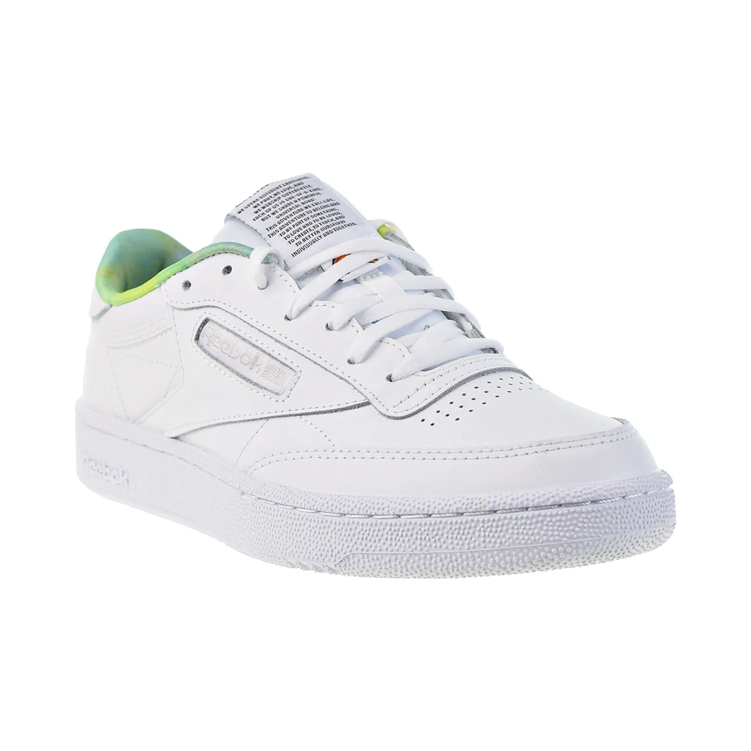 Reebok Club C 85 Pride Men's Shoes White-Multicolor