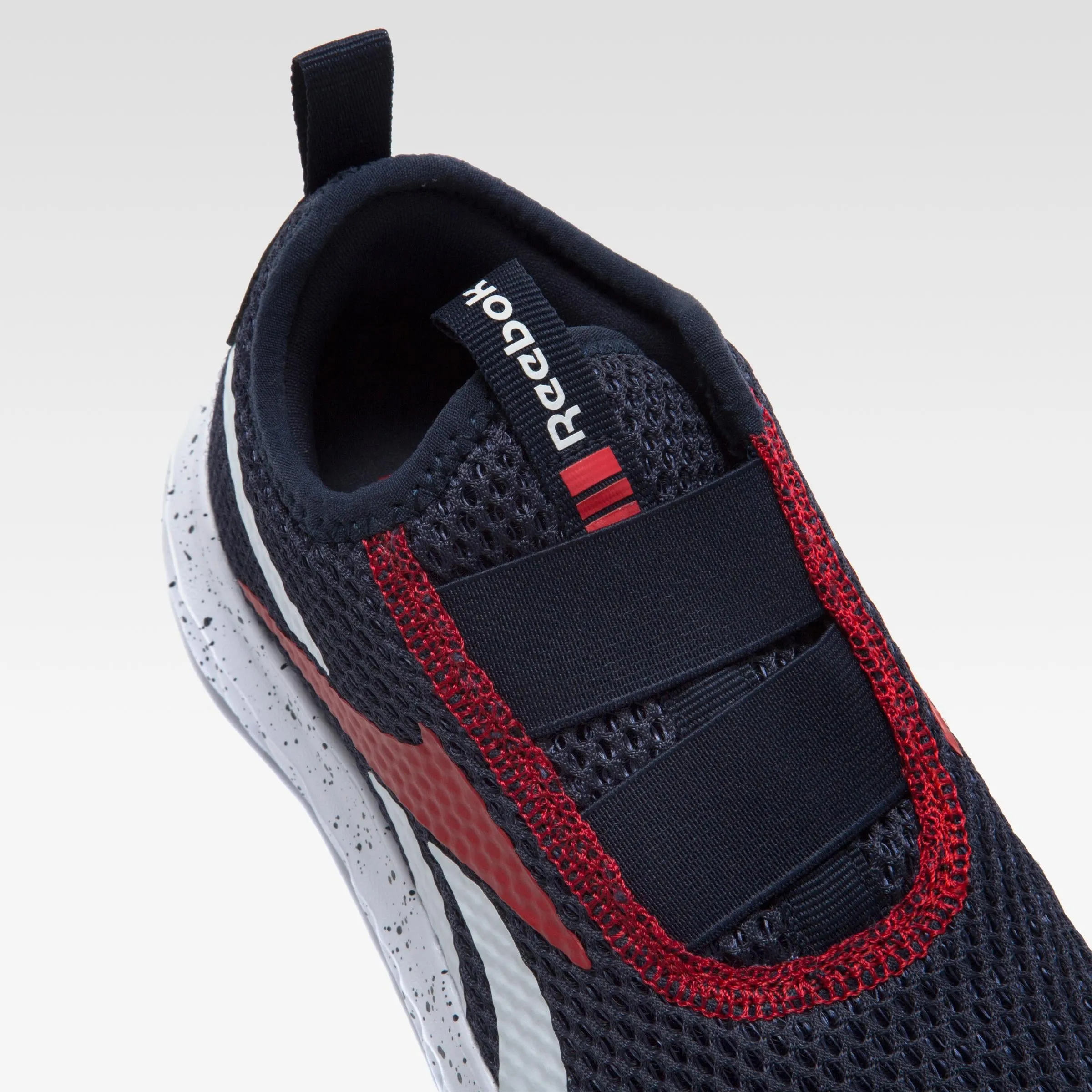 Reebok Footwear Kids Rush Runner Slip-On Shoes - Pre-School VECTORNAVY/GREY3/VECTORRED