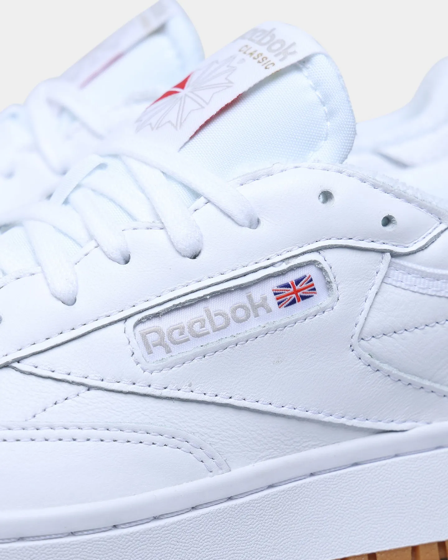 Reebok Women's Club C Double White/Reebok Rubber Gum-07/White