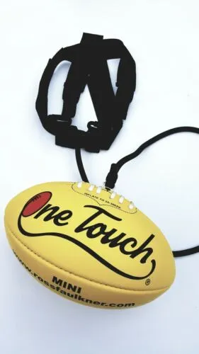 Ross Faulkner One Touch Mini AFL Trainer - Black Cord