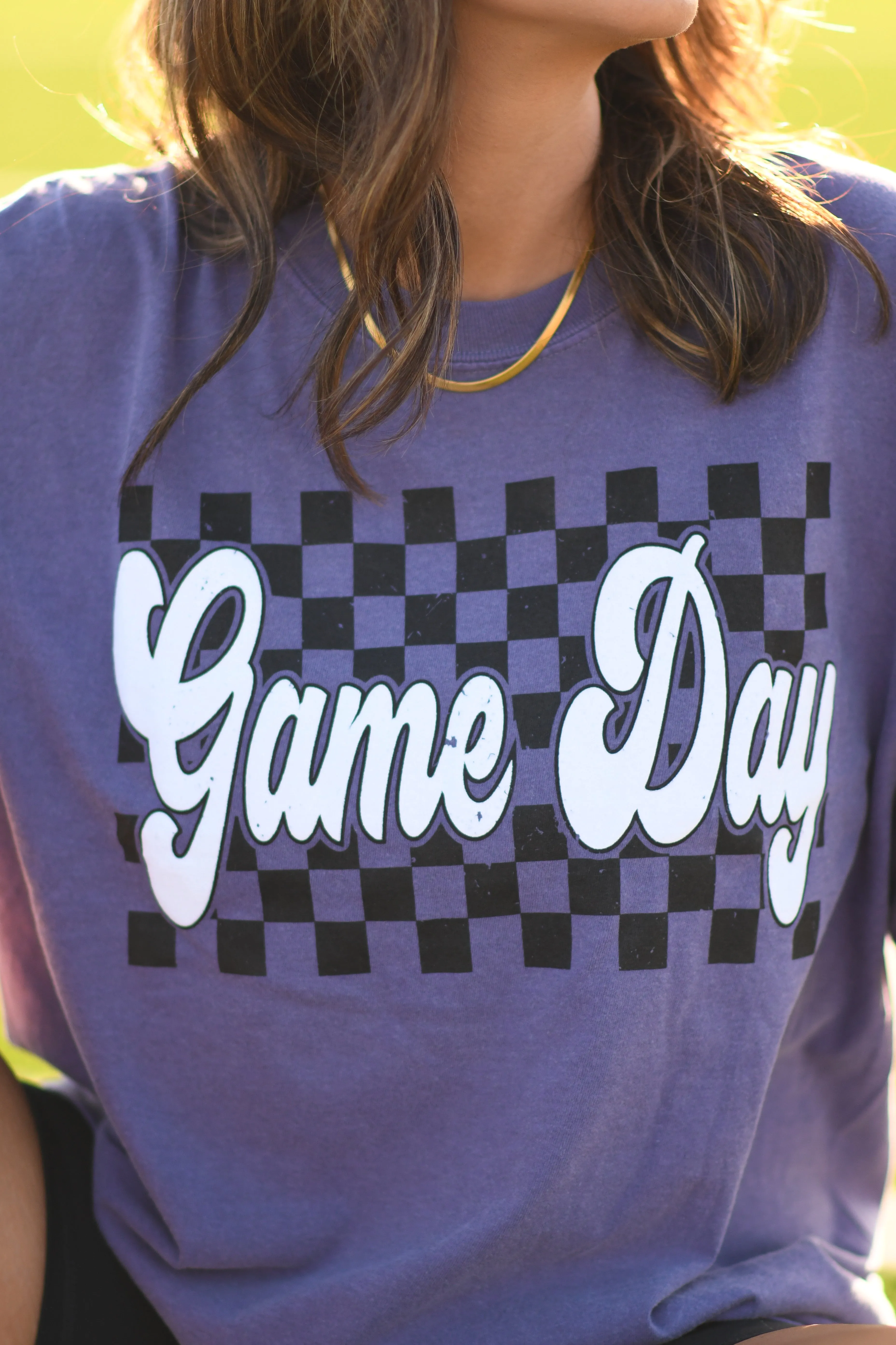 RTS Purple Game Day Puff Tee