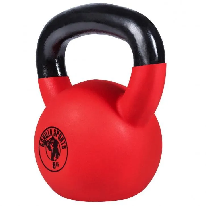 Rubber Coated Kettlebell 8KG