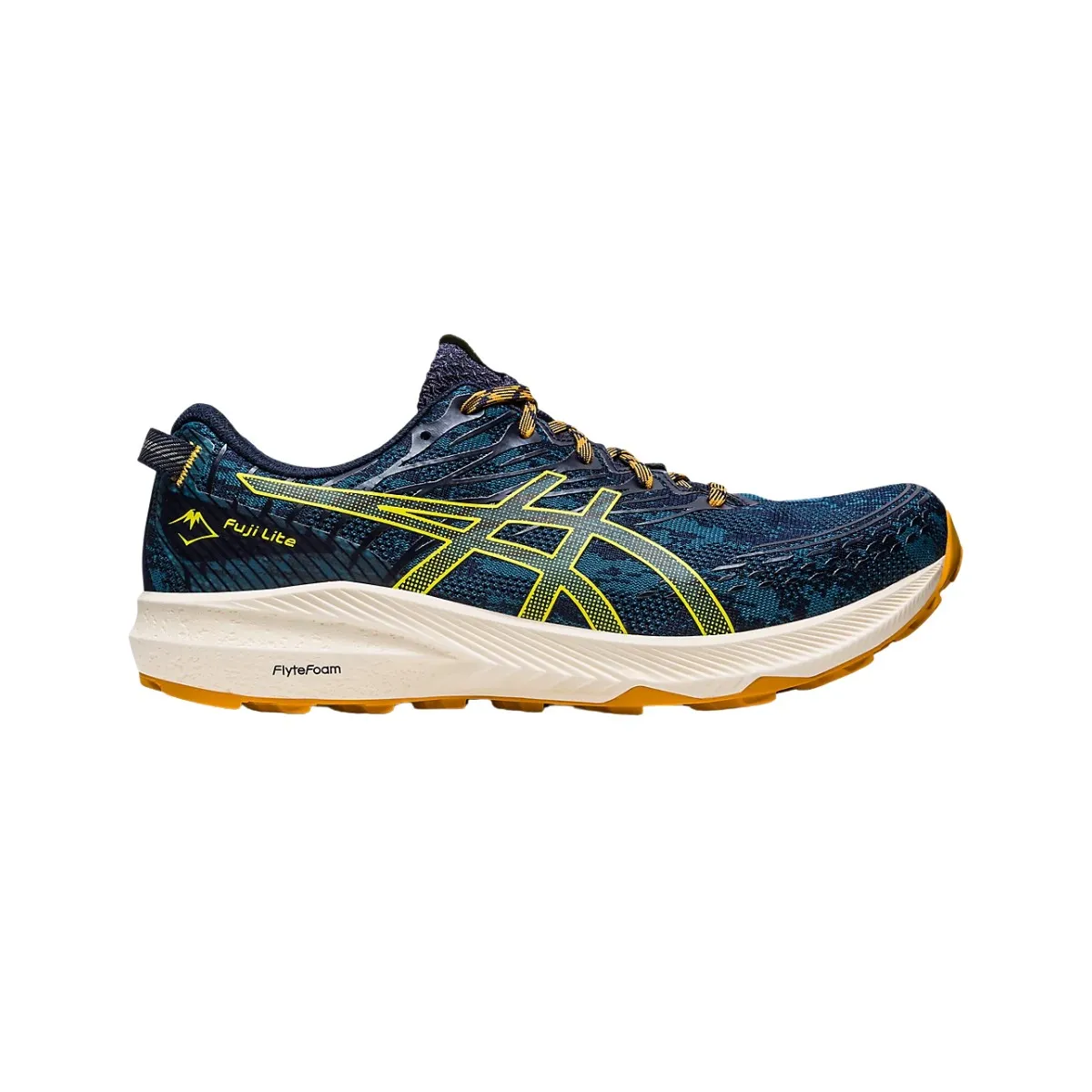 Shoes Asics Fuji Lite 3 Blue Yellow