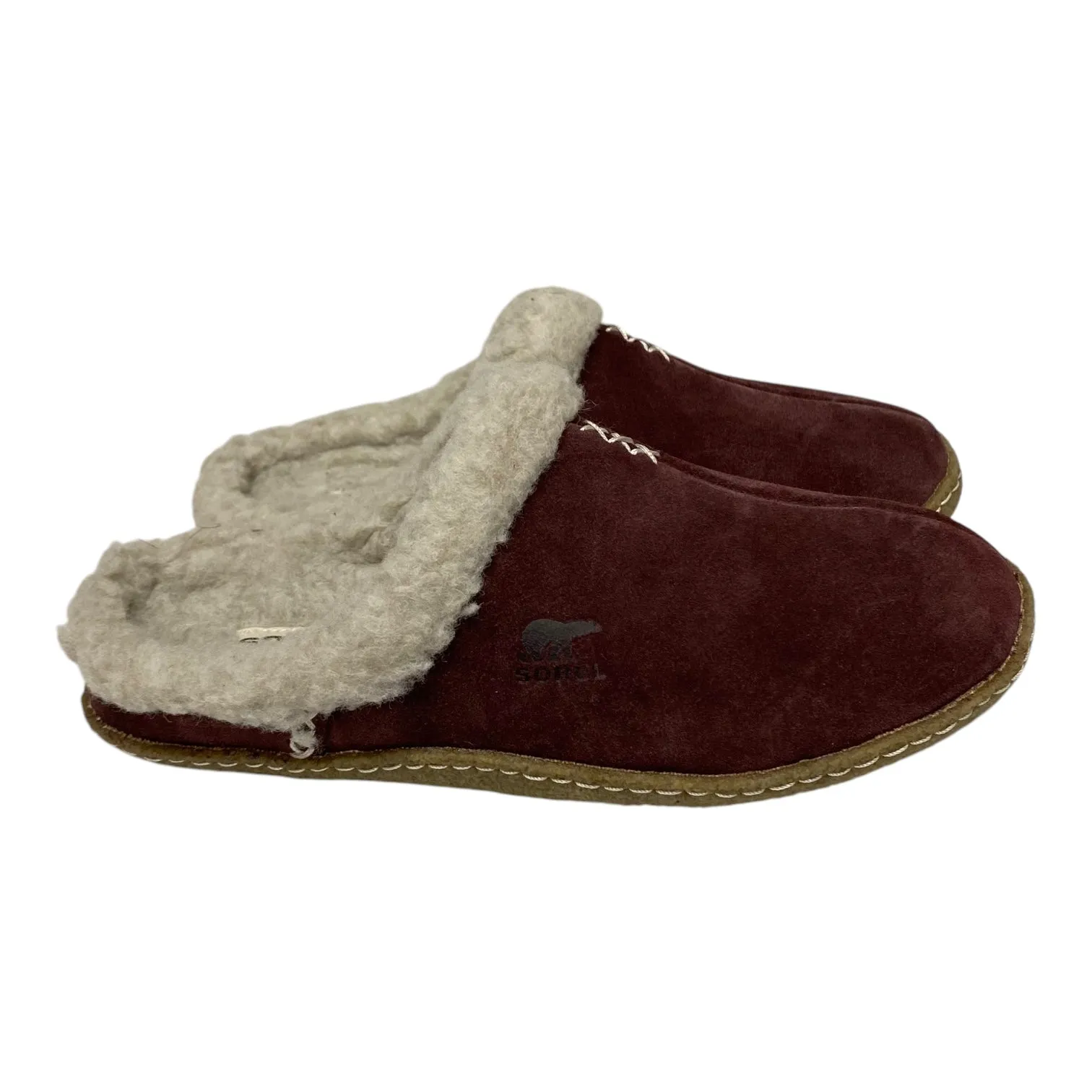 Shoes Flats By Sorel In Maroon, Size:8