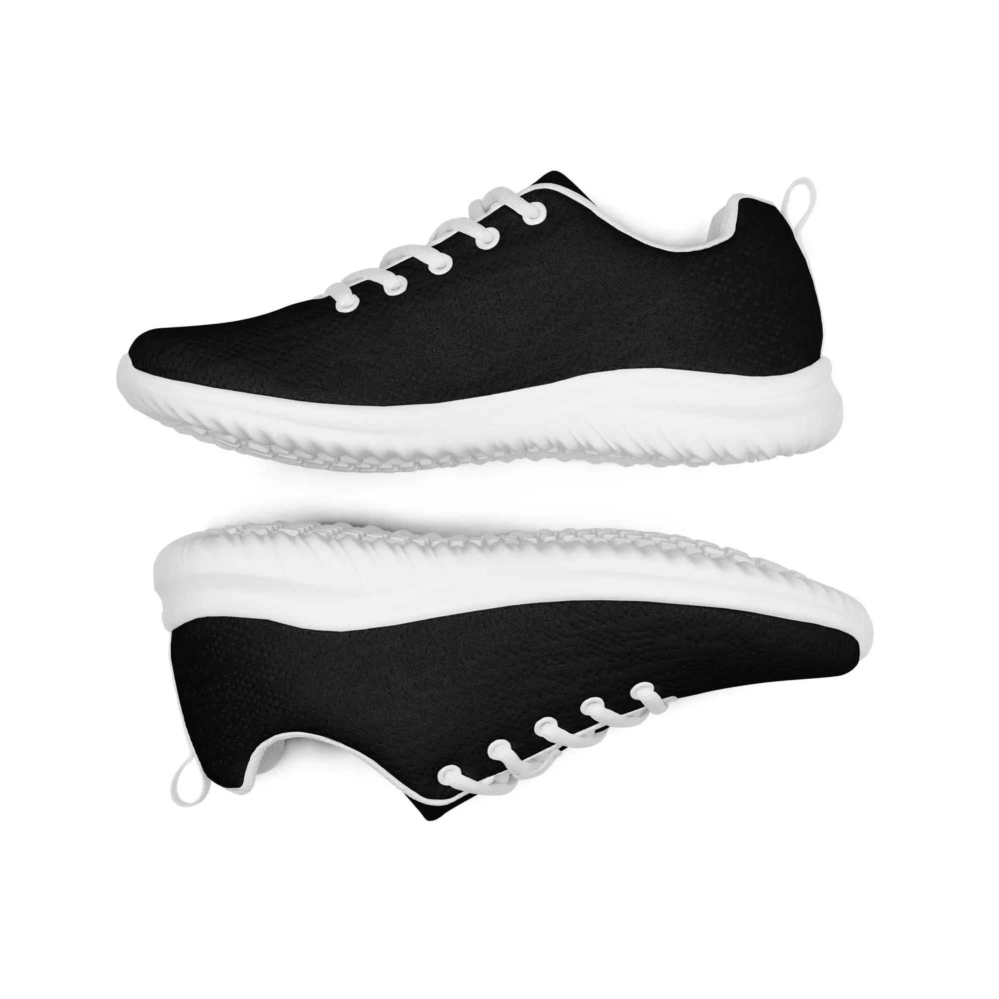 Snooty Fox Art Women’s Athletic Shoes - Black/White