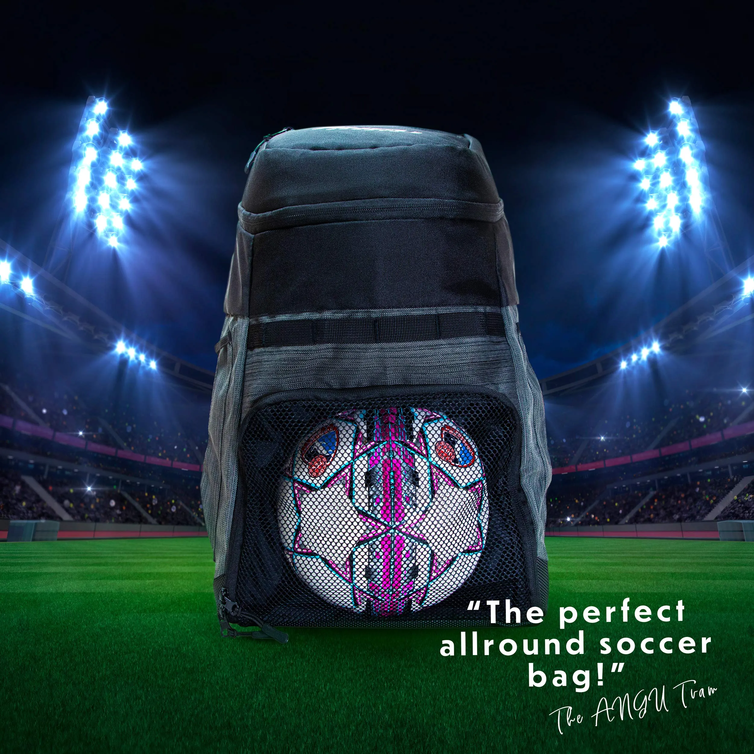 Soccer Bags With Ball Holder - Use As Soccer Backpack, Basketball Backpack, Volleyball Bag or Football Bag | Separate Cleats & Ball Pockets | Designed For Boys & Girls Ages 4-16 | Keeps It Organized