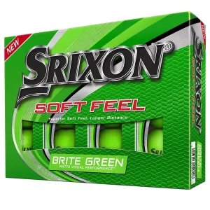 Srixon Soft Feel Brite Green Golf Ball Dozen