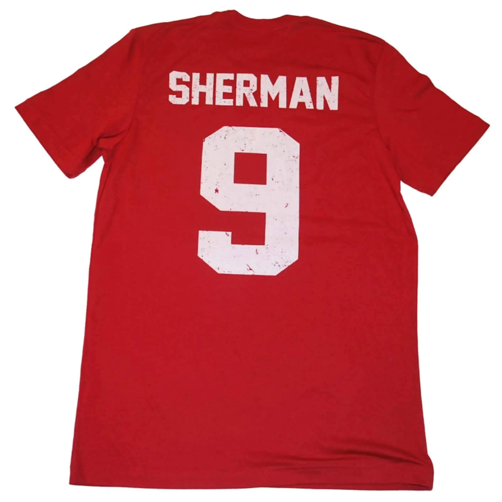 Stanford Cardinal The Victory Red Richard Sherman #9 Vintage Player T-Shirt