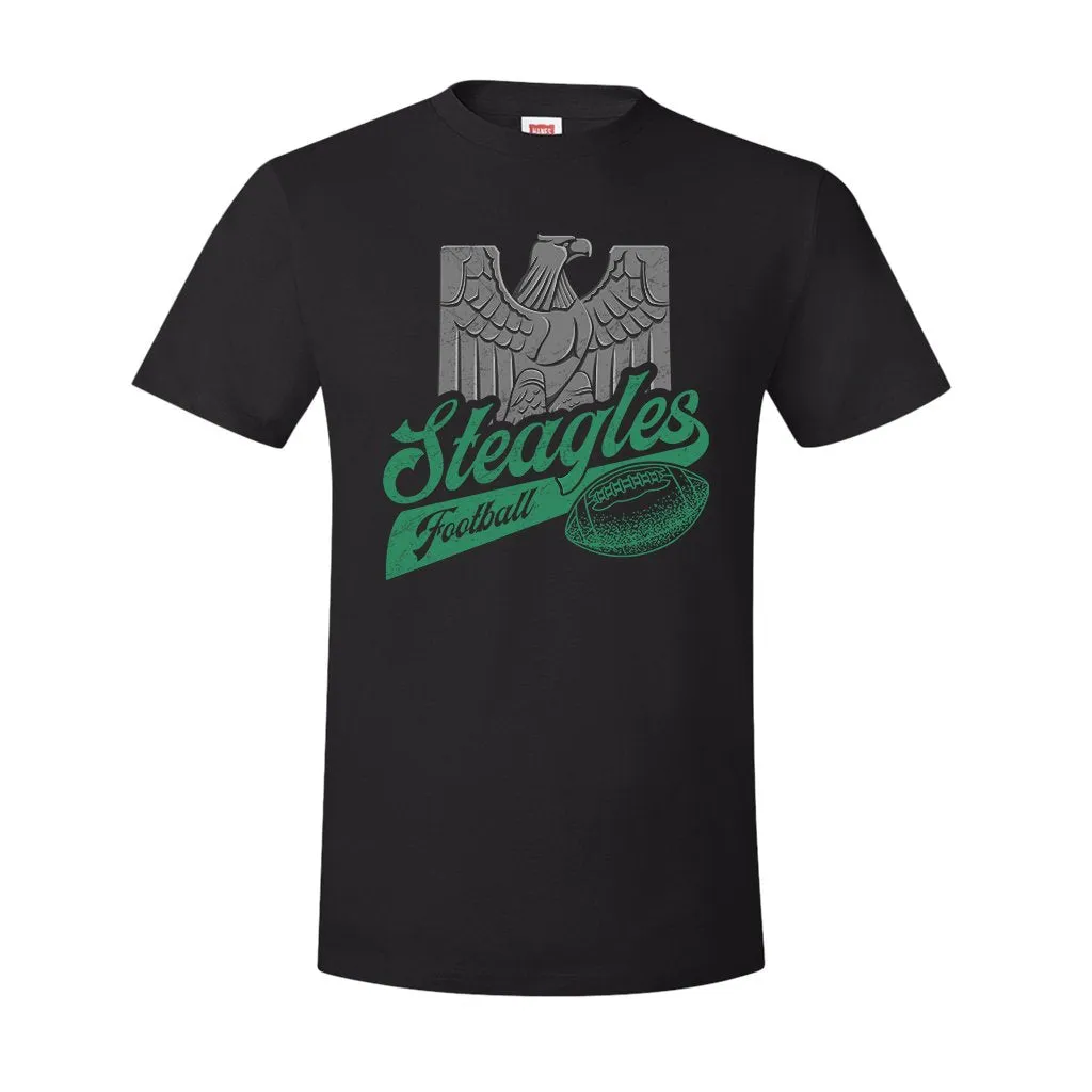 Steagles Retro T-Shirt | Phil-Pitt Steagles Black Tee Shirt