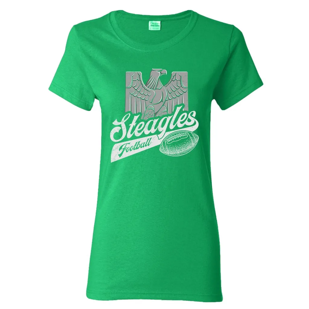 Steagles Retro Women's T-Shirt | Phil-Pitt Steagles Kelly Green Women's Tee Shirt