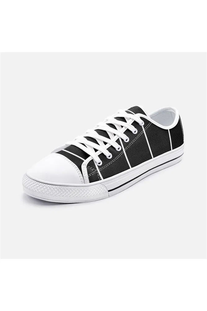 Stripes Unisex Low Top Canvas Shoes