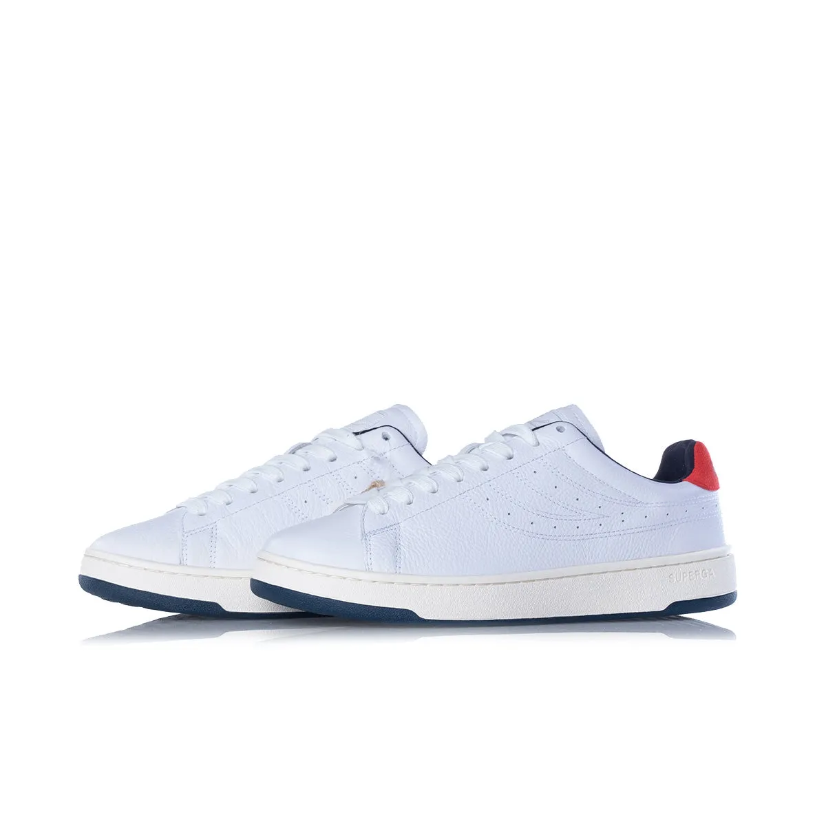 SUPERGA ARCHIVIO LENDL MATCH WHITE NAVY RED