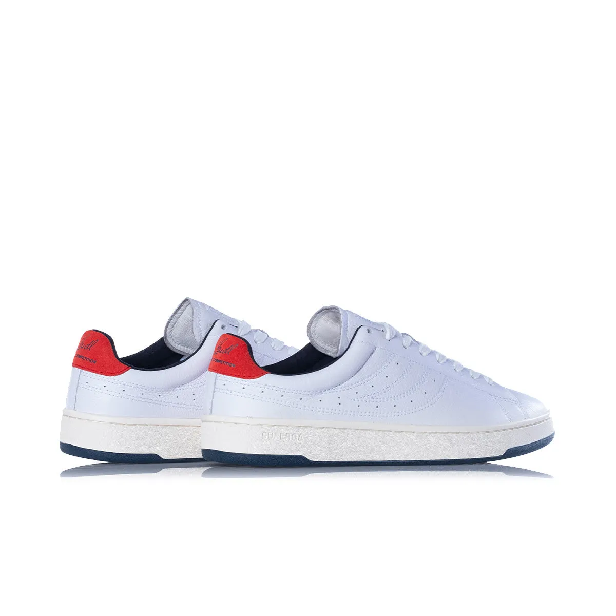 SUPERGA ARCHIVIO LENDL MATCH WHITE NAVY RED