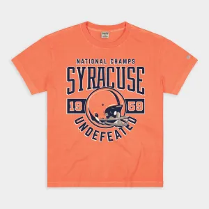 Syracuse Football 1959 National Champs Vintage Heavyweight Tee