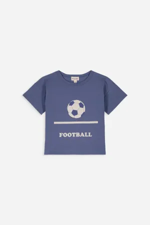 Tee Dylan Quiet Blue Print Football