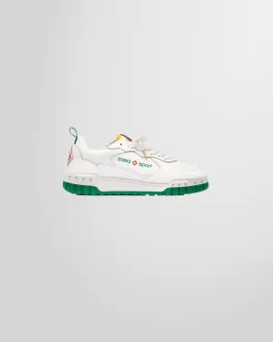 The Court White & Green Sneaker