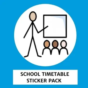 TomTag Sticker Pack - School Timetable