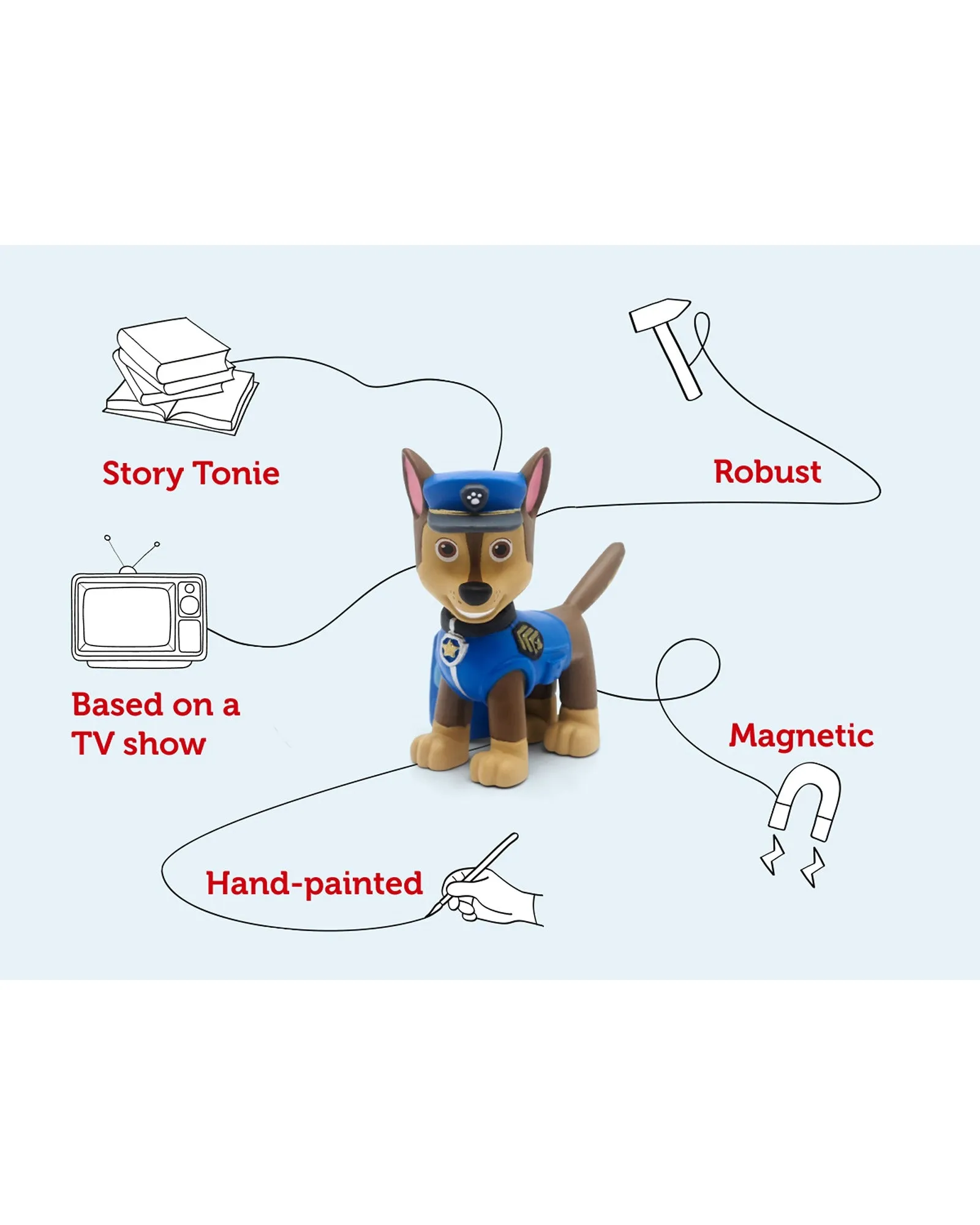 Tonies Paw Patrol Chase Tonie Audio Character