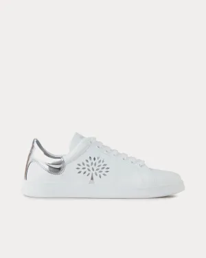 Tree Tennis Bovine Leather White / Silver Low Top Sneakers
