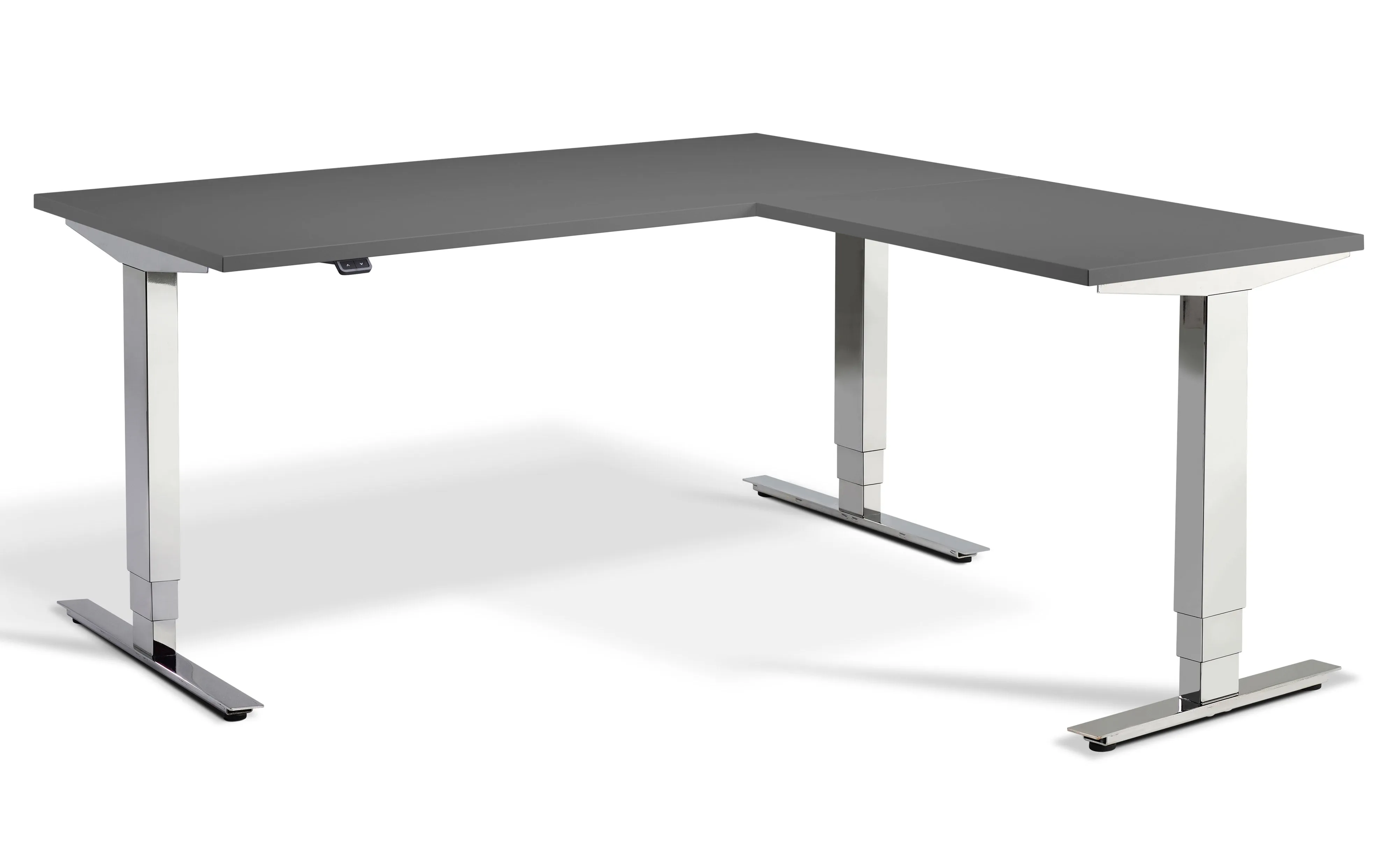 Ultimate – Privilege Height Adjustable Corner Desk (with Bluetooth control)