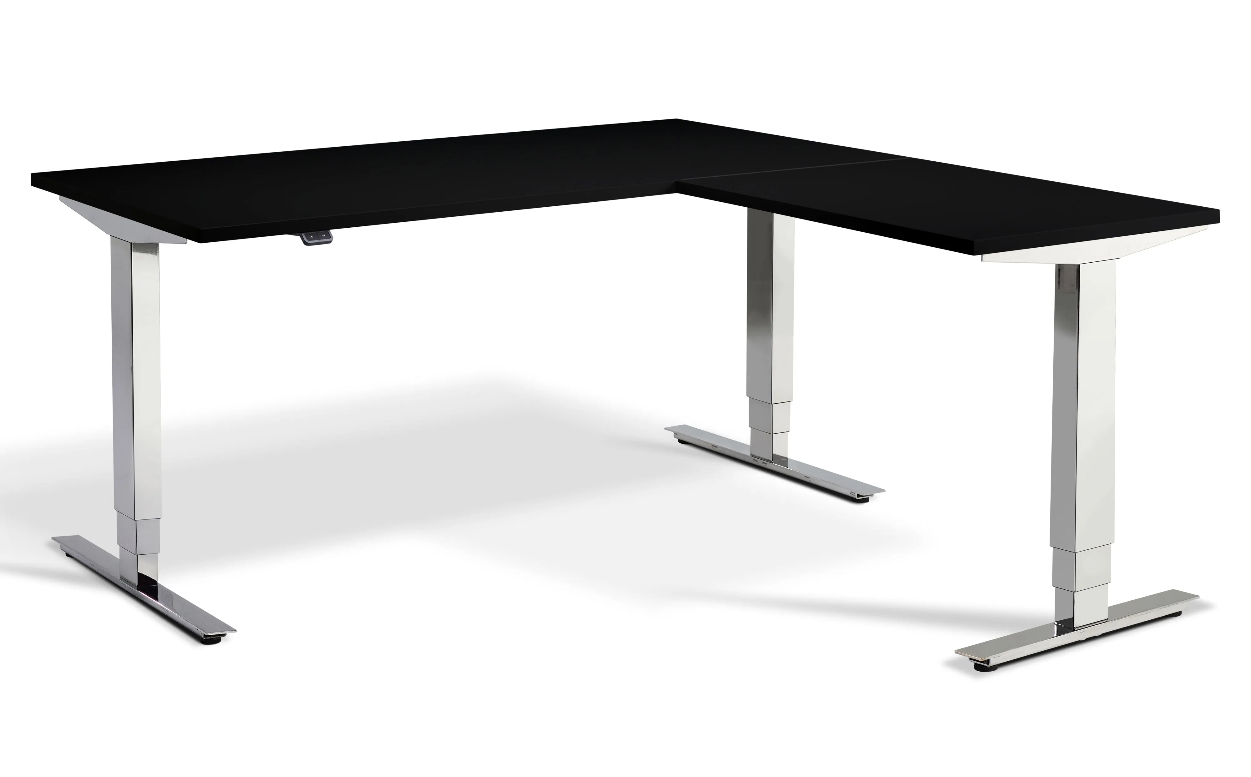 Ultimate – Privilege Height Adjustable Corner Desk (with Bluetooth control)