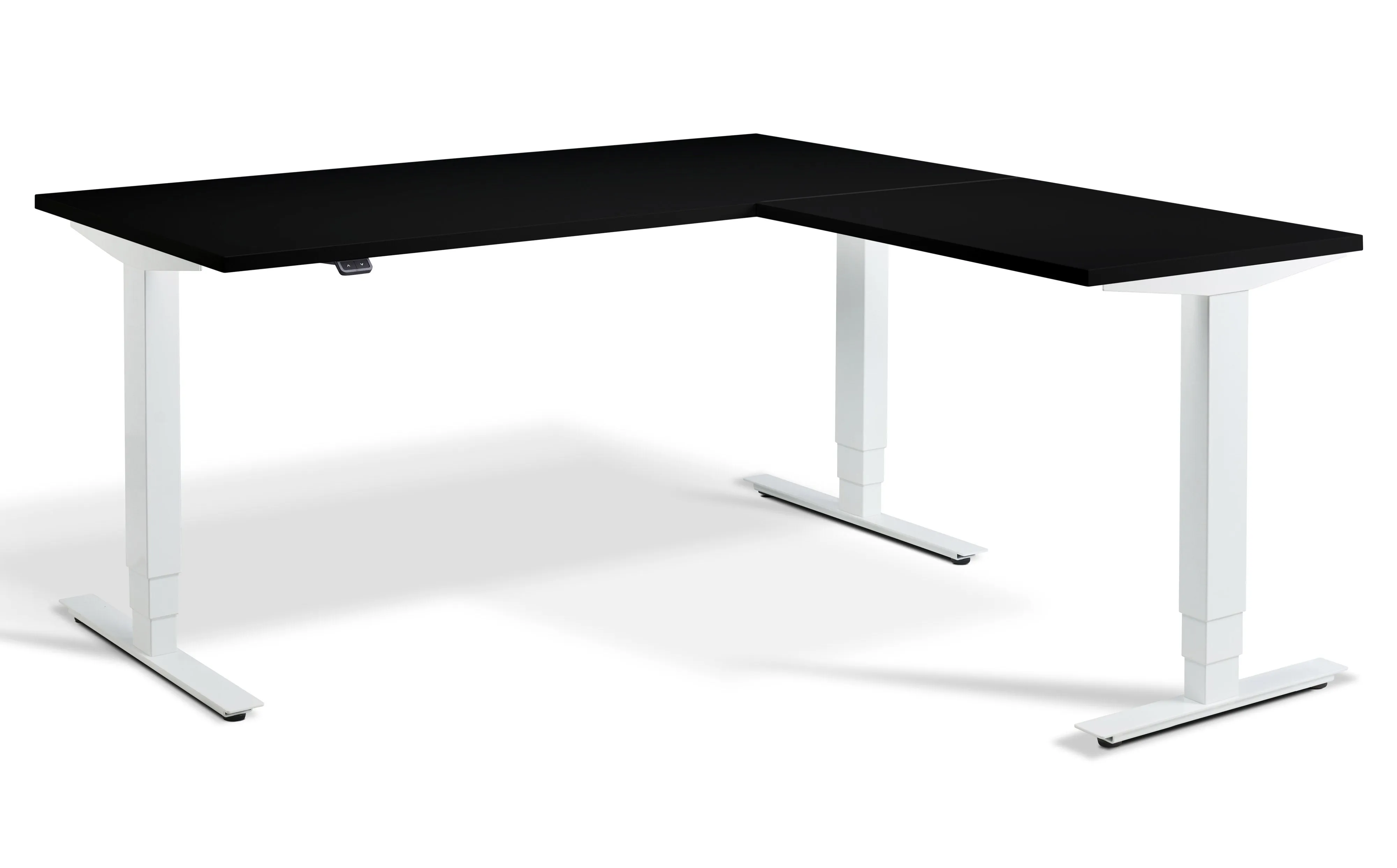 Ultimate – Privilege Height Adjustable Corner Desk (with Bluetooth control)