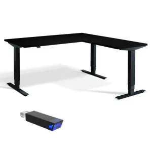 Ultimate – Privilege Height Adjustable Corner Desk (with Bluetooth control)