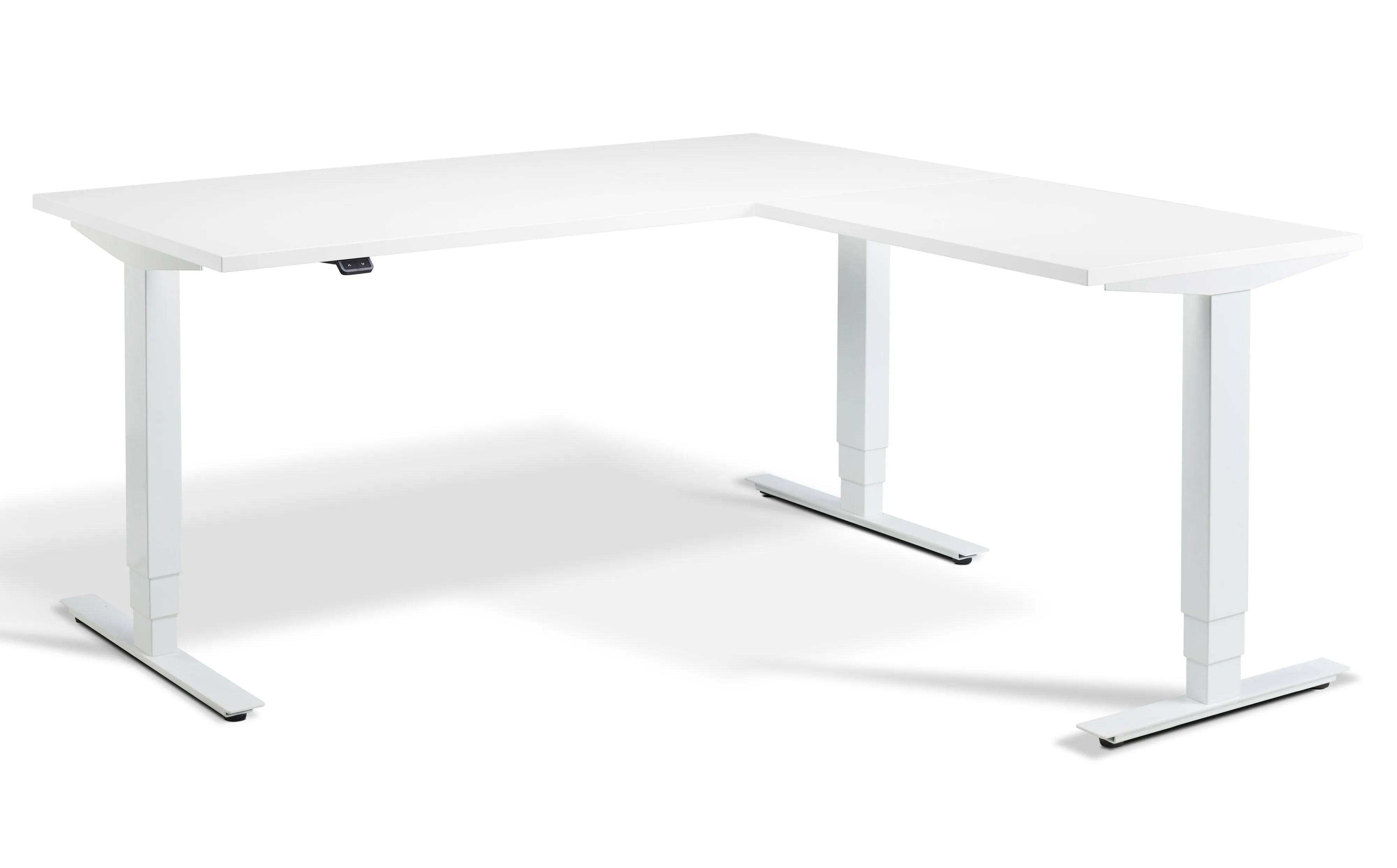 Ultimate – Privilege Height Adjustable Corner Desk (with Bluetooth control)