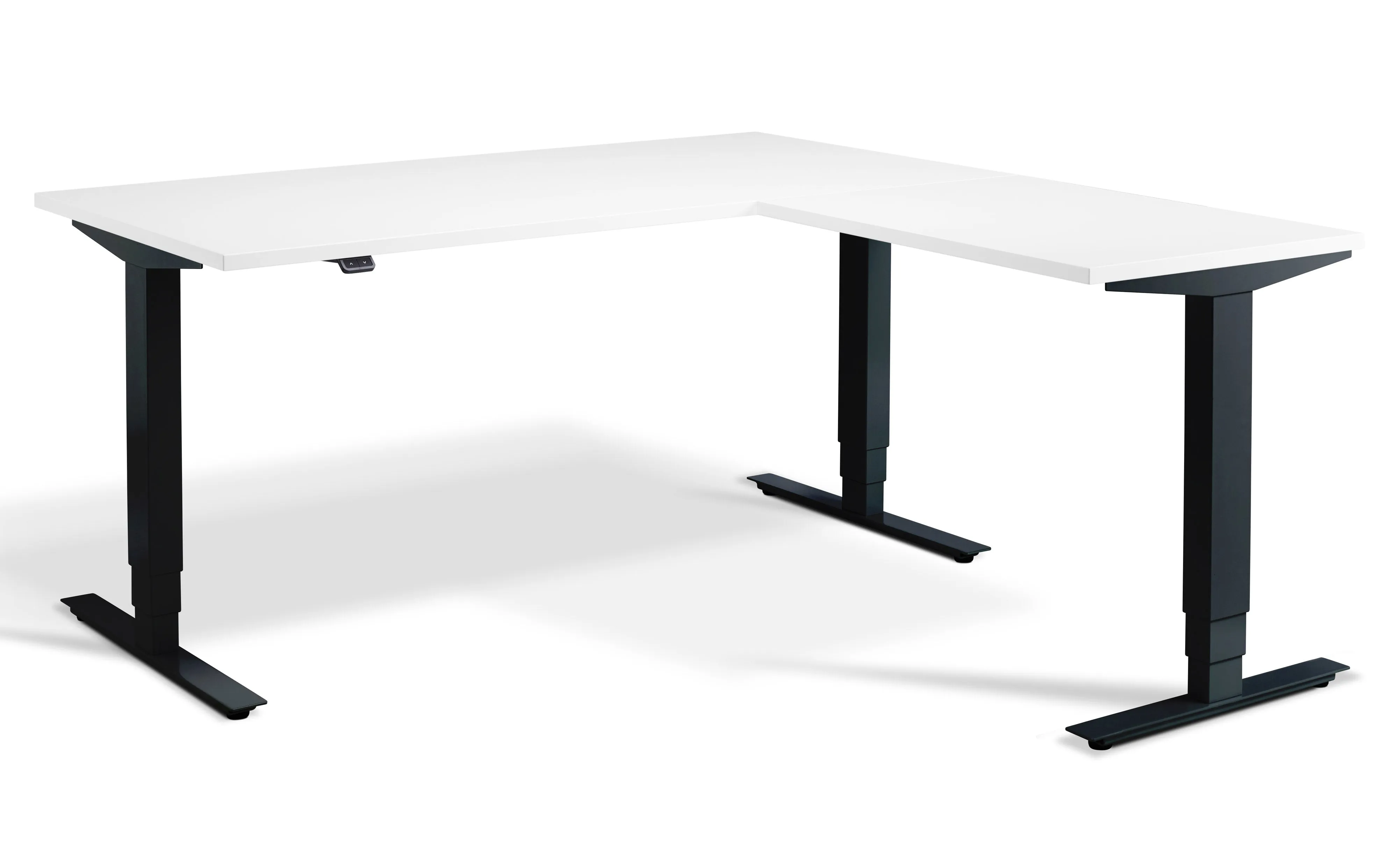 Ultimate – Privilege Height Adjustable Corner Desk (with Bluetooth control)