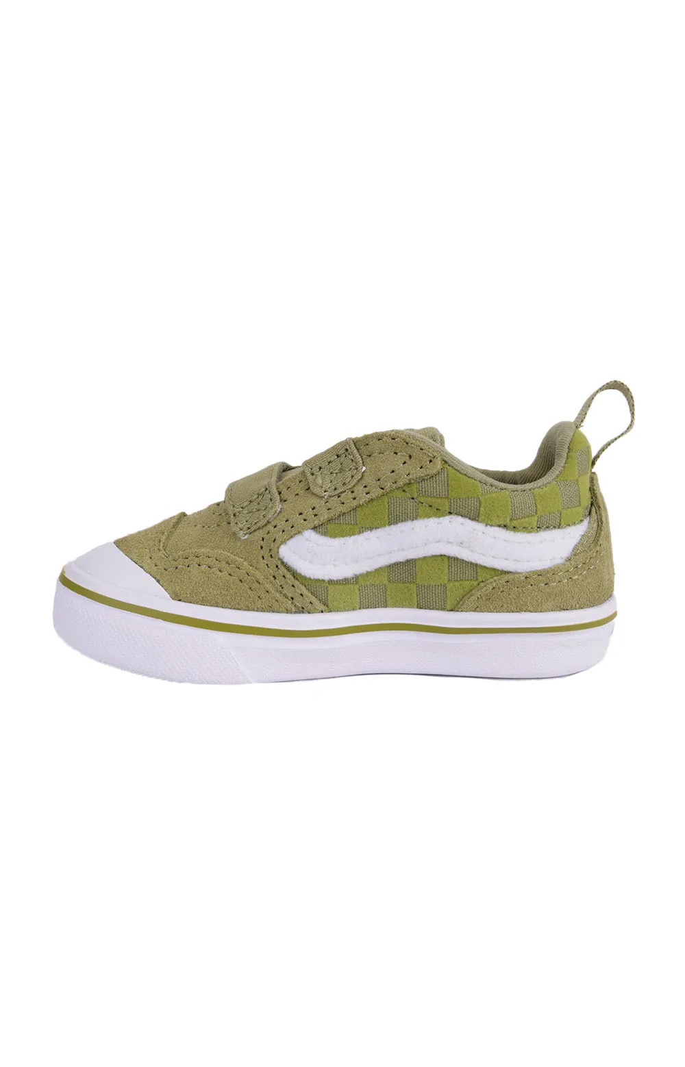 Vans Kids ComfyCush New Skool V Shoes - Olive Safe Space Edition