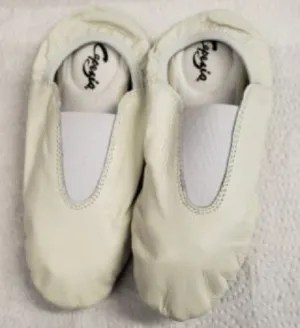 Victory -- Leather Gymnastics Shoes -- White