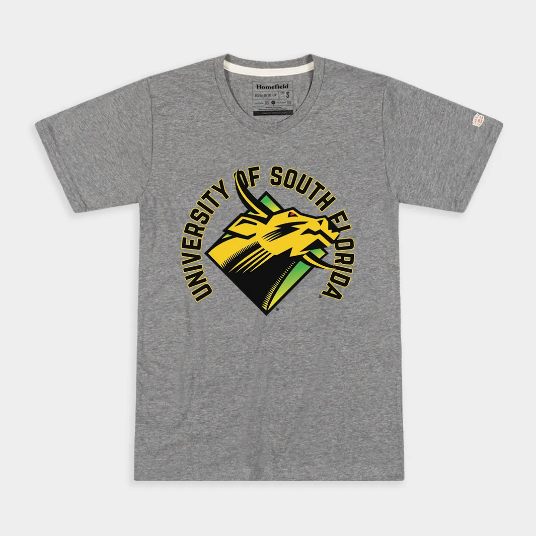 Vintage 1990s South Florida Bulls Logo Tee