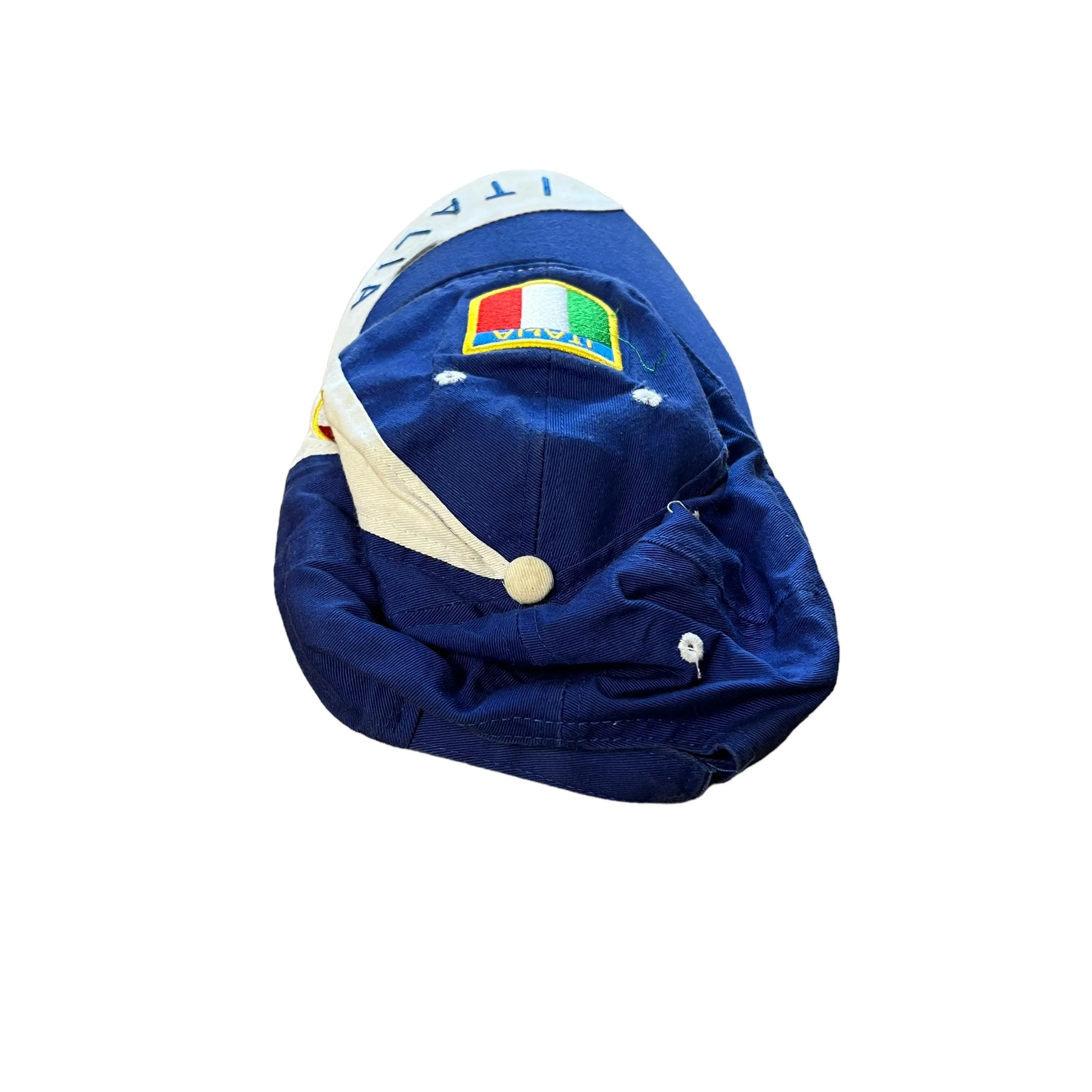 Vintage 90s Blue Italy Football Cap