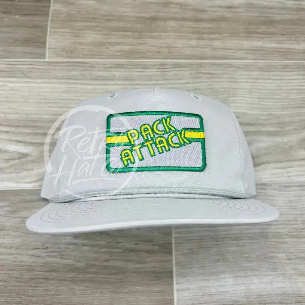 Vintage 90s Pack-Attack Patch on Retro Rope Hat