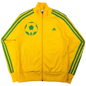 Vintage Adidas Brazil Football Zip Up Jacket Women's Size M