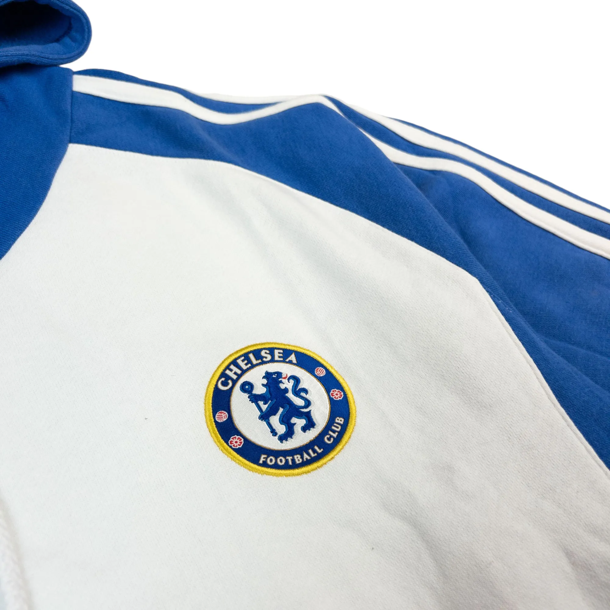 Vintage Adidas Chelsea Football Hoodie Size XL