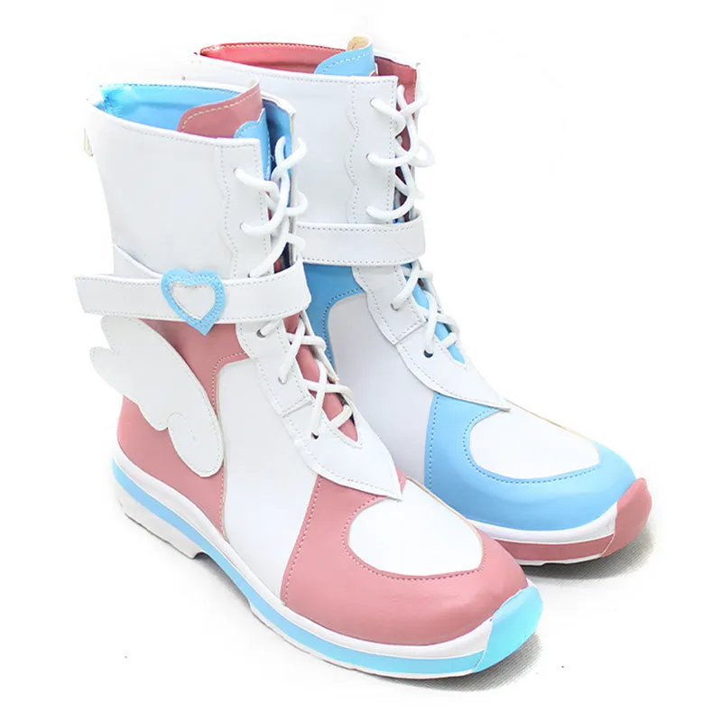 Virtual YouTuber NIJISANJI Posanke Amamiya Kokoro Angel Outfit Cosplay Shoes