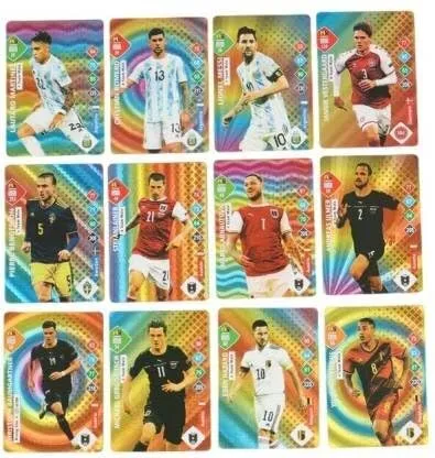 Wagela Playing Cards Football Star Cards Rainbow All Star Players to Collect 55 Cards (Multicolor)