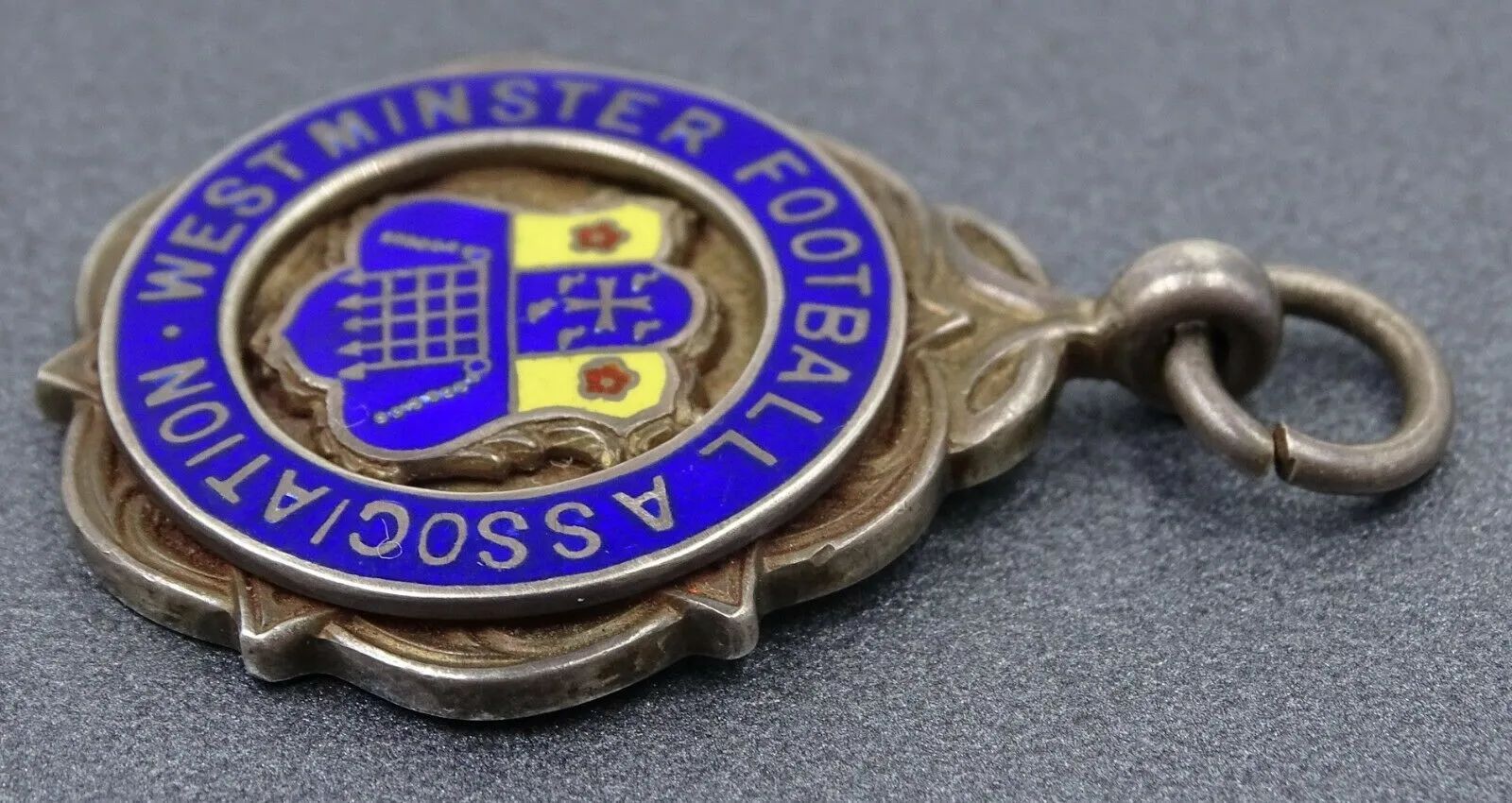 Westminster Cup Sterling Silver Enamel Medal - c.1936-1937 - Thomas Fattorini